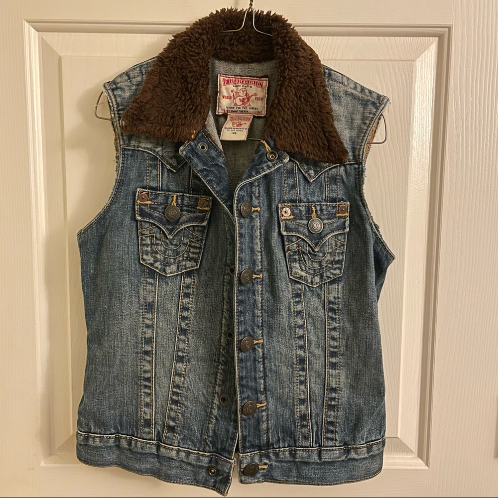 True Religion Denim Vest